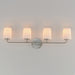 Myhouse Lighting Maxim - 12694WTSN - Four Light Bath Vanity - Durham - Satin Nickel