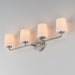 Myhouse Lighting Maxim - 12694WTSN - Four Light Bath Vanity - Durham - Satin Nickel