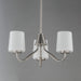 Myhouse Lighting Maxim - 12695WTSN - Three Light Chandelier - Durham - Satin Nickel