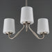 Myhouse Lighting Maxim - 12695WTSN - Three Light Chandelier - Durham - Satin Nickel