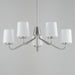 Myhouse Lighting Maxim - 12696WTSN - Five Light Chandelier - Durham - Satin Nickel