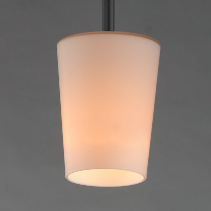 Myhouse Lighting Maxim - 92691WTBK - One Light Pendant - Durham - Black
