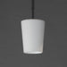 Myhouse Lighting Maxim - 92691WTBK - One Light Pendant - Durham - Black