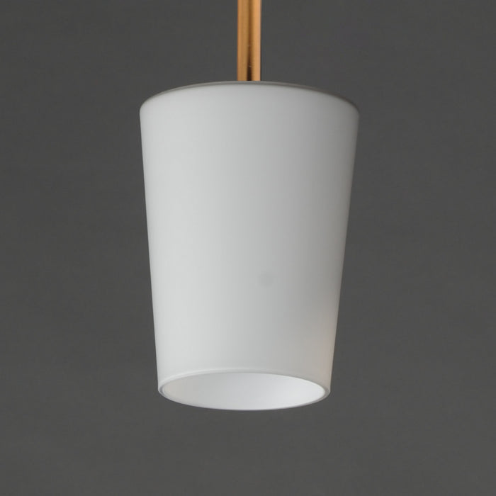 Myhouse Lighting Maxim - 92691WTNAB - One Light Pendant - Durham - Natural Aged Brass