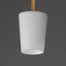 Myhouse Lighting Maxim - 92691WTNAB - One Light Pendant - Durham - Natural Aged Brass