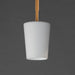 Myhouse Lighting Maxim - 92691WTNAB - One Light Pendant - Durham - Natural Aged Brass