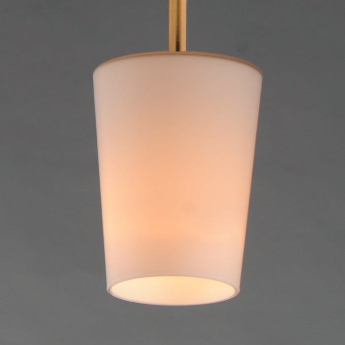 Myhouse Lighting Maxim - 92691WTNAB - One Light Pendant - Durham - Natural Aged Brass