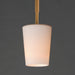 Myhouse Lighting Maxim - 92691WTNAB - One Light Pendant - Durham - Natural Aged Brass
