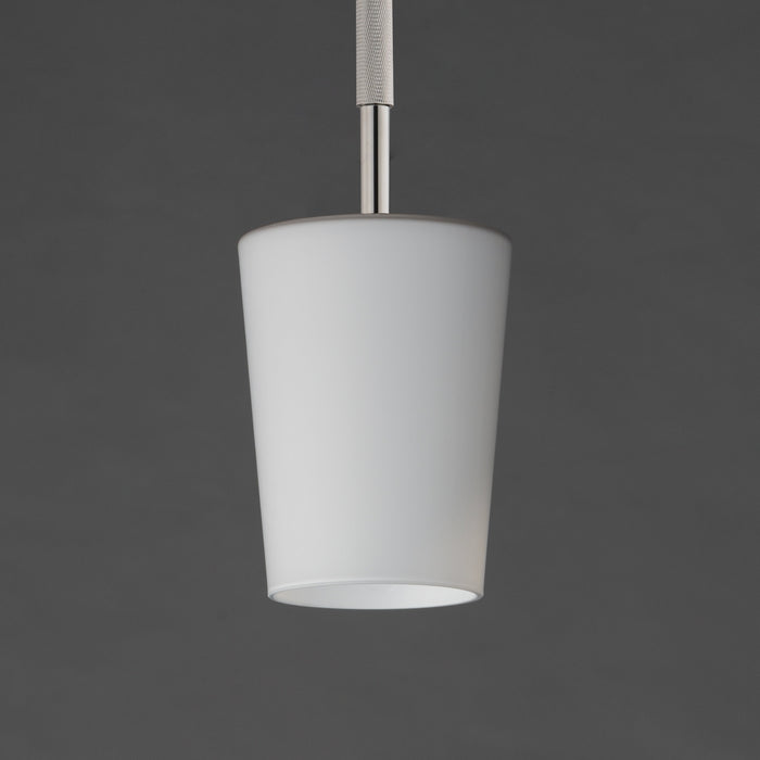 Myhouse Lighting Maxim - 92691WTPC - One Light Pendant - Durham - Polished Chrome