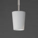 Myhouse Lighting Maxim - 92691WTPC - One Light Pendant - Durham - Polished Chrome