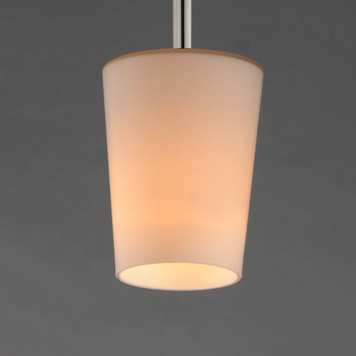 Myhouse Lighting Maxim - 92691WTPC - One Light Pendant - Durham - Polished Chrome