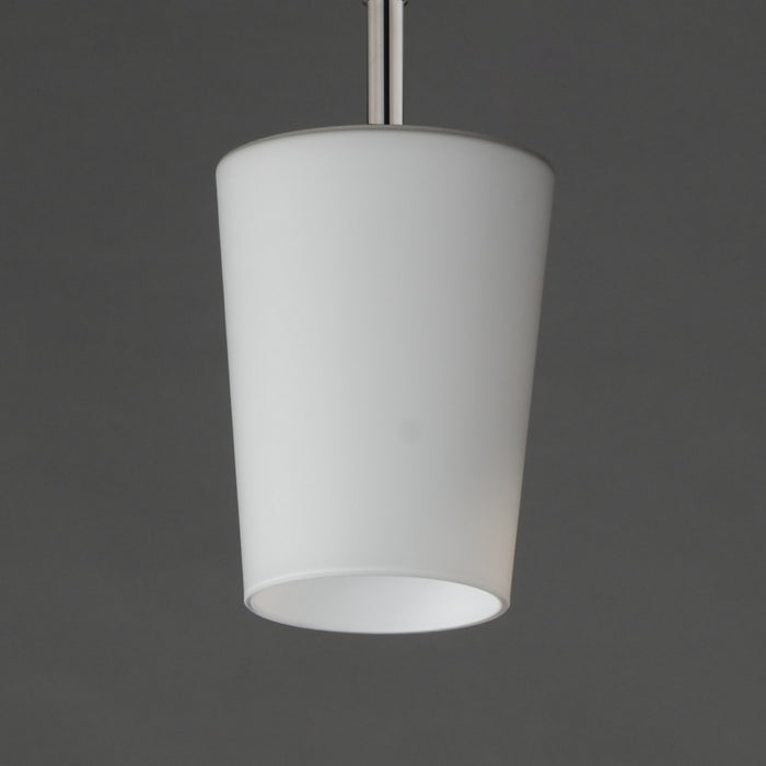 Myhouse Lighting Maxim - 92691WTPC - One Light Pendant - Durham - Polished Chrome