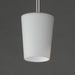 Myhouse Lighting Maxim - 92691WTPC - One Light Pendant - Durham - Polished Chrome