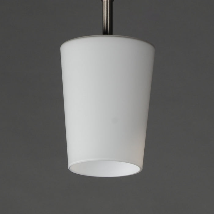 Myhouse Lighting Maxim - 92691WTSN - One Light Pendant - Durham - Satin Nickel