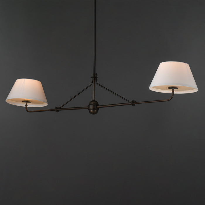 Myhouse Lighting Maxim - 18412OFANB - Two Light Pendant - Dunbridge - Antique Bronze