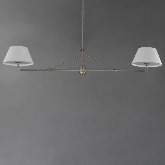 Myhouse Lighting Maxim - 18412OFPN - Two Light Pendant - Dunbridge - Polished Nickel