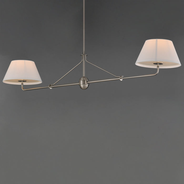 Myhouse Lighting Maxim - 18412OFPN - Two Light Pendant - Dunbridge - Polished Nickel