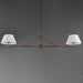 Myhouse Lighting Maxim - 18412OFWBR - Two Light Pendant - Dunbridge - Weathered Brass