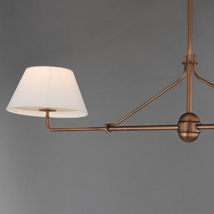 Myhouse Lighting Maxim - 18412OFWBR - Two Light Pendant - Dunbridge - Weathered Brass