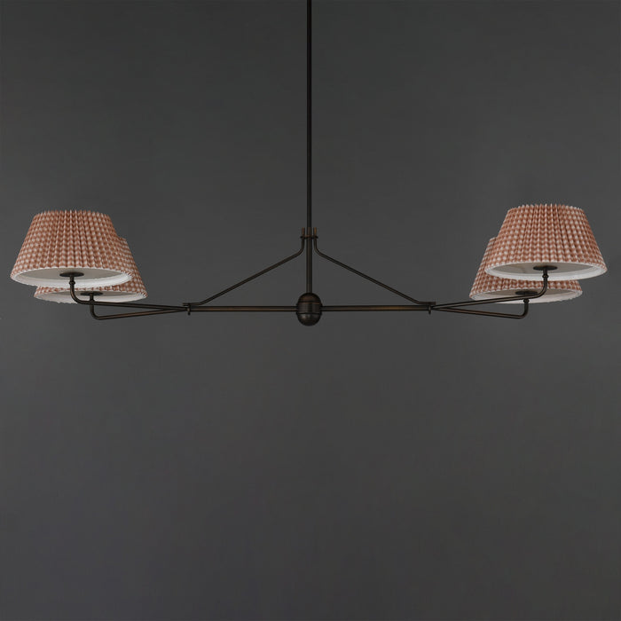 Myhouse Lighting Maxim - 18414RBANB - Four Light Chandelier - Dunbridge - Antique Bronze