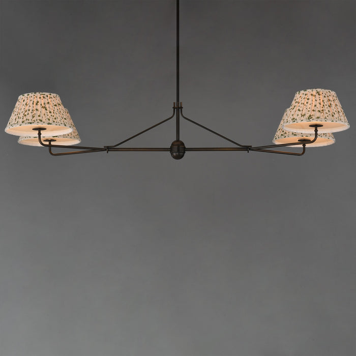 Myhouse Lighting Maxim - 18414OWANB - Four Light Chandelier - Dunbridge - Antique Bronze