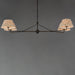 Myhouse Lighting Maxim - 18414OWANB - Four Light Chandelier - Dunbridge - Antique Bronze