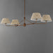 Myhouse Lighting Maxim - 18414OWWBR - Four Light Chandelier - Dunbridge - Weathered Brass