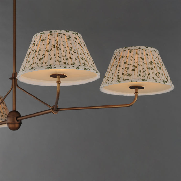 Myhouse Lighting Maxim - 18414OWWBR - Four Light Chandelier - Dunbridge - Weathered Brass