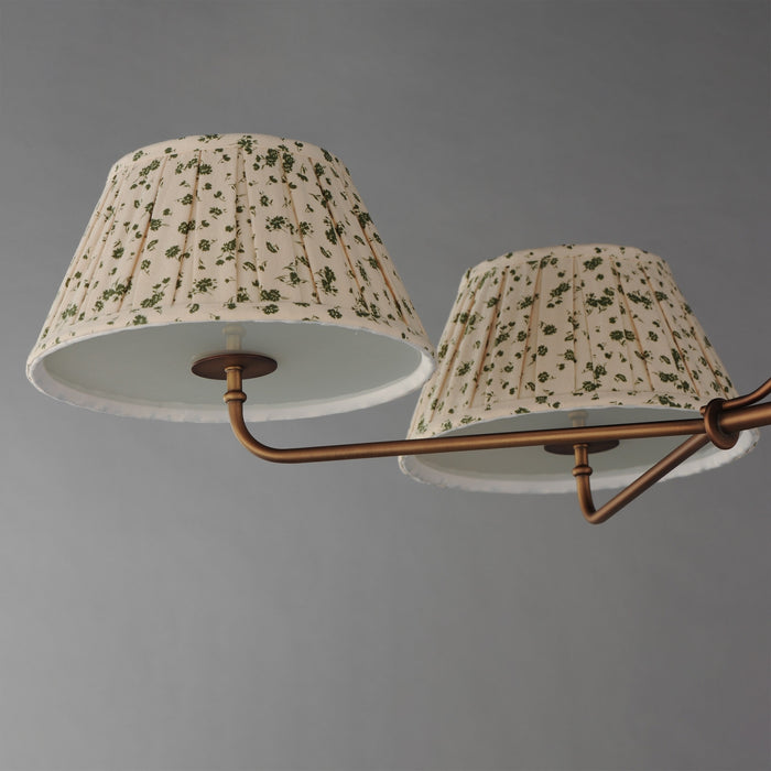 Myhouse Lighting Maxim - 18414OWWBR - Four Light Chandelier - Dunbridge - Weathered Brass