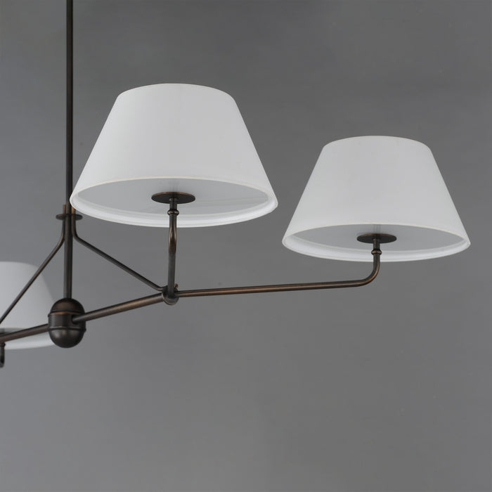 Myhouse Lighting Maxim - 18414OFANB - Four Light Chandelier - Dunbridge - Antique Bronze