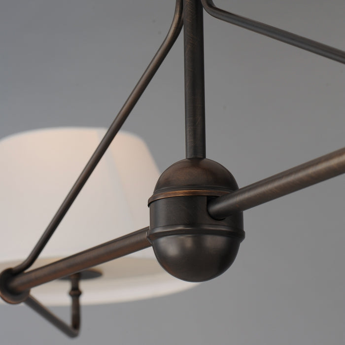 Myhouse Lighting Maxim - 18414OFANB - Four Light Chandelier - Dunbridge - Antique Bronze