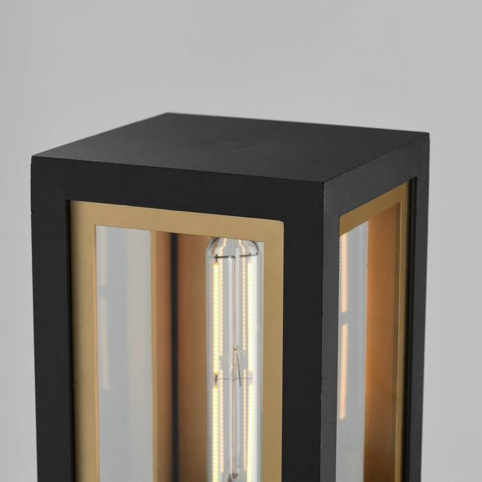 Myhouse Lighting Maxim - 30050CLBKGLD - One Light Deck Lantern - Neoclass - Black / Gold