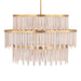 Myhouse Lighting Maxim - 22514WWTNAB - Ten Light Chandelier - Marimba - Weathered White