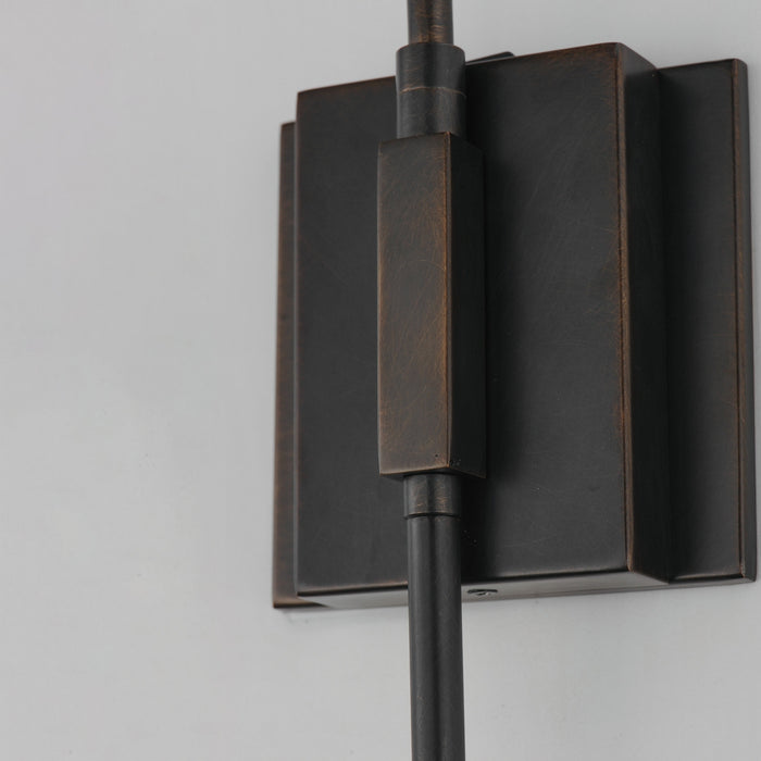 Myhouse Lighting Maxim - 18410OWANB - One Light Wall Sconce - Dunbridge - Antique Bronze