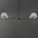 Myhouse Lighting Maxim - 18414OFWBR - Four Light Chandelier - Dunbridge - Weathered Brass