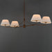 Myhouse Lighting Maxim - 18414OFWBR - Four Light Chandelier - Dunbridge - Weathered Brass