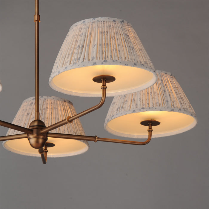 Myhouse Lighting Maxim - 18415BWWBR - Five Light Chandelier - Dunbridge - Weathered Brass