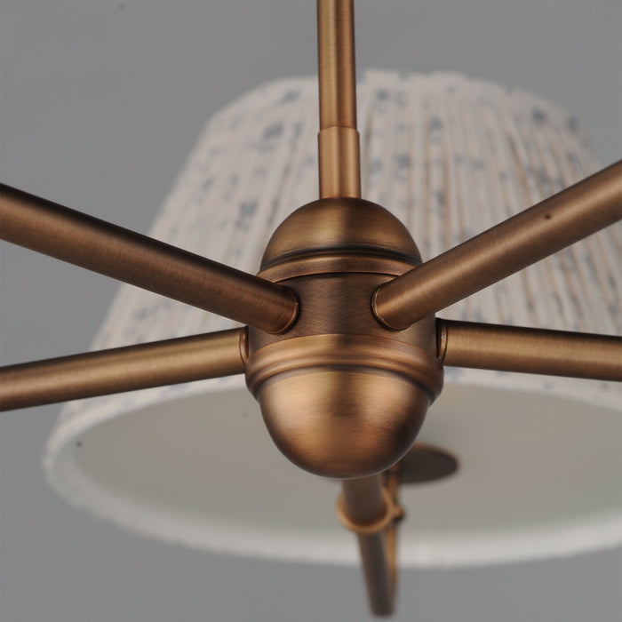 Myhouse Lighting Maxim - 18415BWWBR - Five Light Chandelier - Dunbridge - Weathered Brass