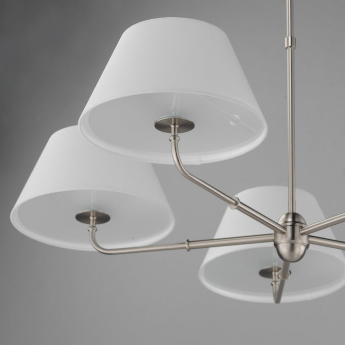 Myhouse Lighting Maxim - 18415OFPN - Five Light Chandelier - Dunbridge - Polished Nickel