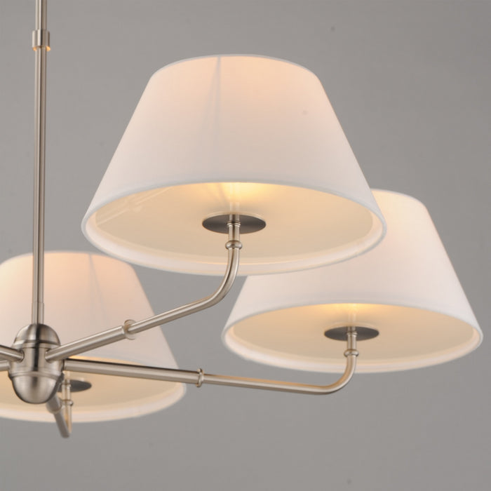 Myhouse Lighting Maxim - 18415OFPN - Five Light Chandelier - Dunbridge - Polished Nickel