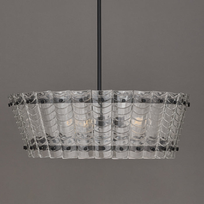 Myhouse Lighting Maxim - 21874CLBZ - Four Light Chandelier - Ruche - Bronze
