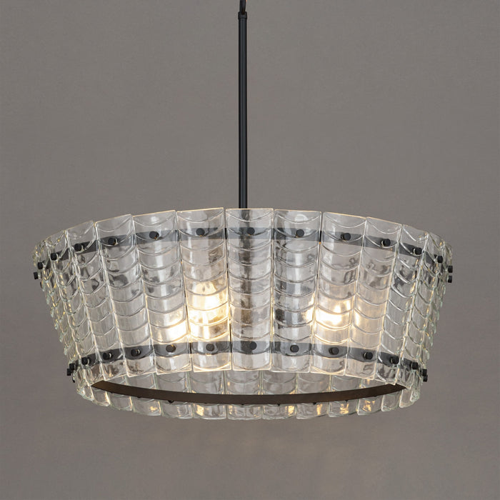 Myhouse Lighting Maxim - 21874CLBZ - Four Light Chandelier - Ruche - Bronze