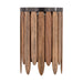 Myhouse Lighting Maxim - 22510WNGM - One Light Wall Sconce - Marimba - Walnut