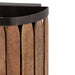 Myhouse Lighting Maxim - 22510WNGM - One Light Wall Sconce - Marimba - Walnut
