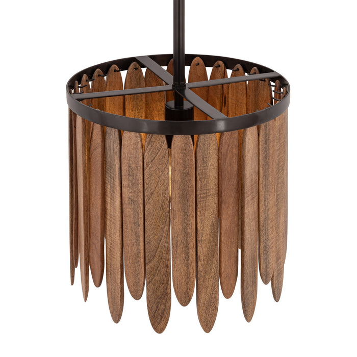 Myhouse Lighting Maxim - 22511WNGM - One Light Pendant - Marimba - Walnut