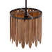 Myhouse Lighting Maxim - 22511WNGM - One Light Pendant - Marimba - Walnut
