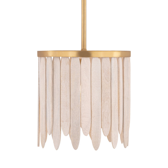 Myhouse Lighting Maxim - 22511WWTNAB - One Light Pendant - Marimba - Weathered White