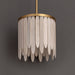Myhouse Lighting Maxim - 22511WWTNAB - One Light Pendant - Marimba - Weathered White