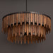 Myhouse Lighting Maxim - 22513WNGM - Seven Light Pendant - Marimba - Walnut