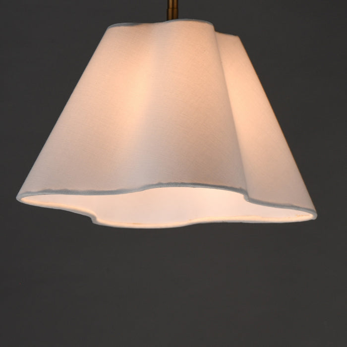 Myhouse Lighting Maxim - 18101WTNAB - One Light Pendant - Saxon - Natural Aged Brass